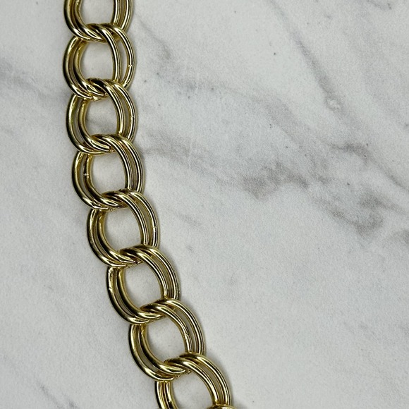 Baby Phat Vintage Y2K Gold Tone Metal Chain Link Belt OS One Size - Picture 13 of 16